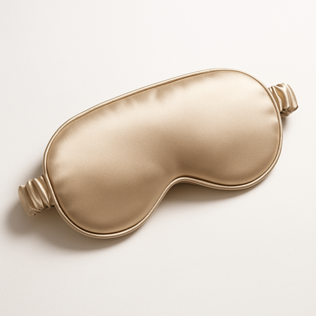 BEJ İPEK UYKU MASKESİ