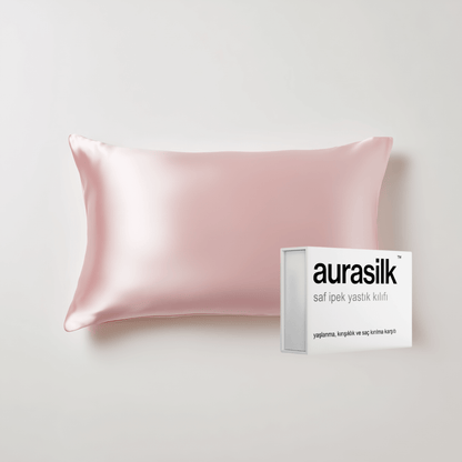 DUT İPEK PEMBE YASTIK KILIFI