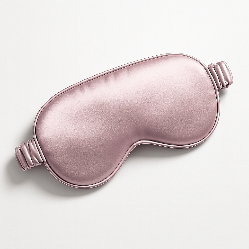 PEMBE İPEK UYKU MASKESİ